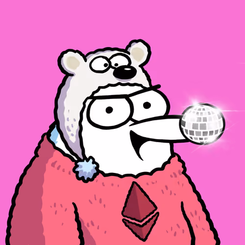 Fluffy Polar Bear #1376