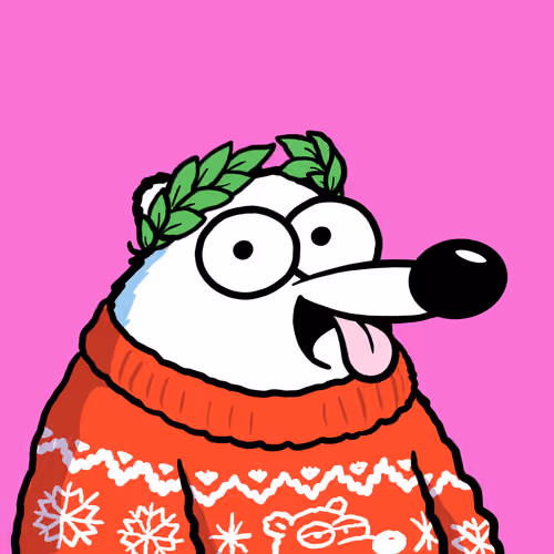 Fluffy Polar Bear #2641