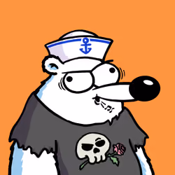 Fluffy Polar Bear #3715
