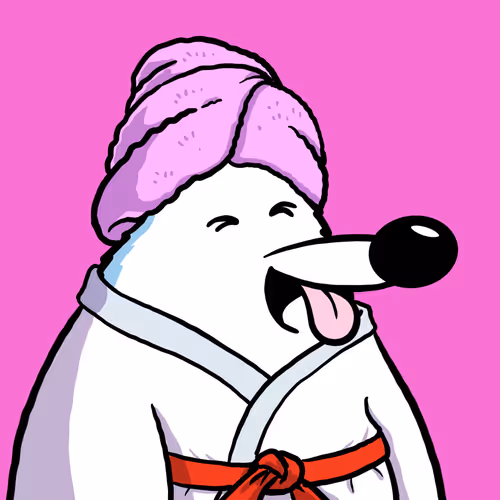 Fluffy Polar Bear #7779