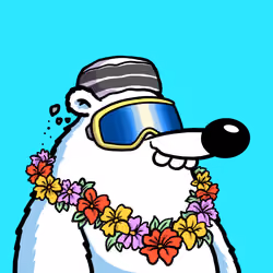 Fluffy Polar Bear #6707