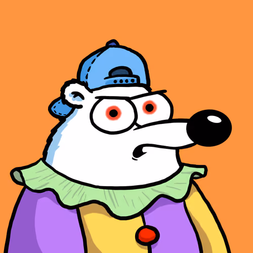Fluffy Polar Bear #2330