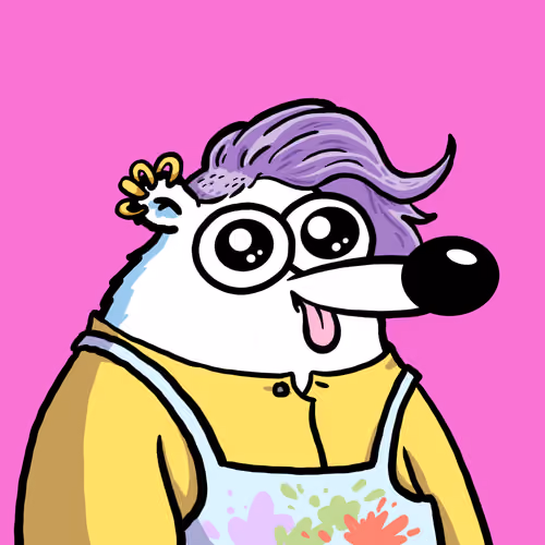 Fluffy Polar Bear #5134