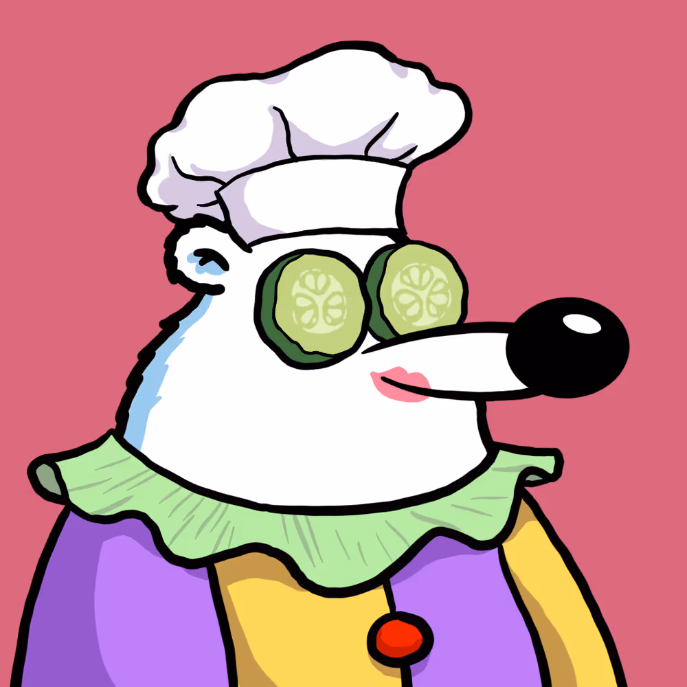 Fluffy Polar Bear #8951