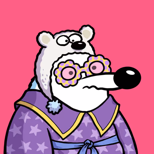 Fluffy Polar Bear #2411