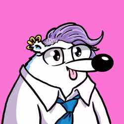 Fluffy Polar Bear #7905