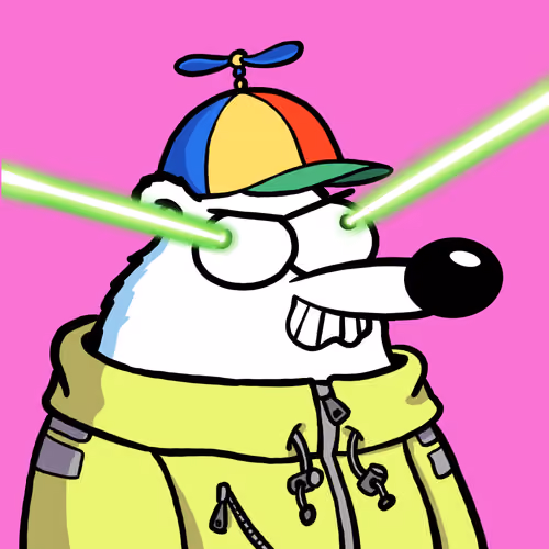 Fluffy Polar Bear #833