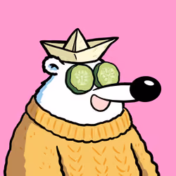 Fluffy Polar Bear #4028