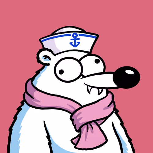 Fluffy Polar Bear #3242
