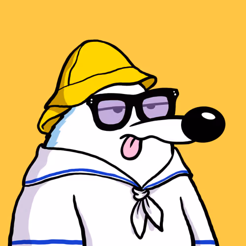 Fluffy Polar Bear #8105