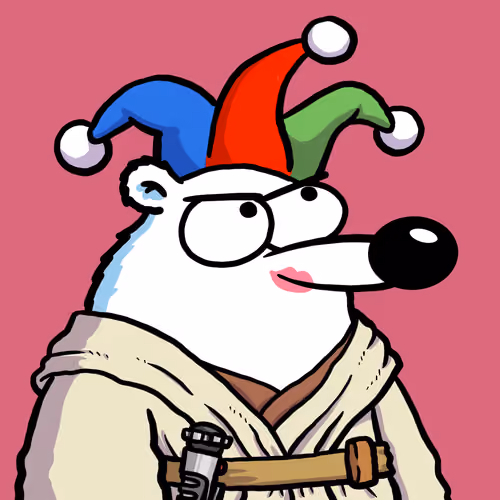 Fluffy Polar Bear #3296