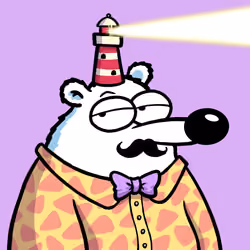 Fluffy Polar Bear #1862