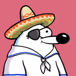 Fluffy Polar Bear #3774