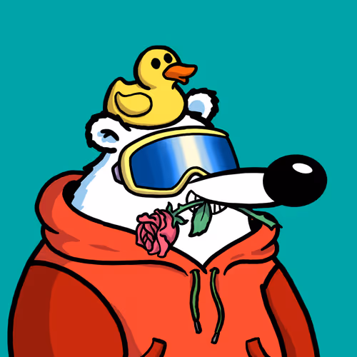 Fluffy Polar Bear #1091