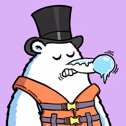 Fluffy Polar Bear #8022