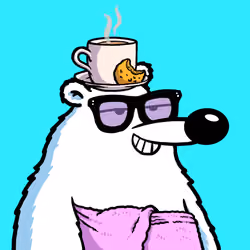 Fluffy Polar Bear #2370