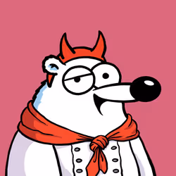 Fluffy Polar Bear #4803