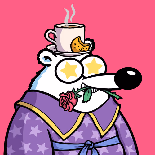Fluffy Polar Bear #7955