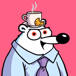 Fluffy Polar Bear #2775