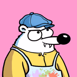 Fluffy Polar Bear #3253