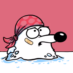 Fluffy Polar Bear #6625
