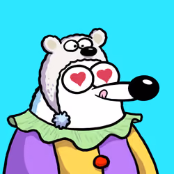 Fluffy Polar Bear #1445