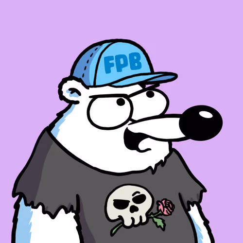 Fluffy Polar Bear #7694