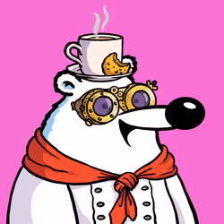 Fluffy Polar Bear #8643