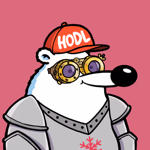 Fluffy Polar Bear #8588