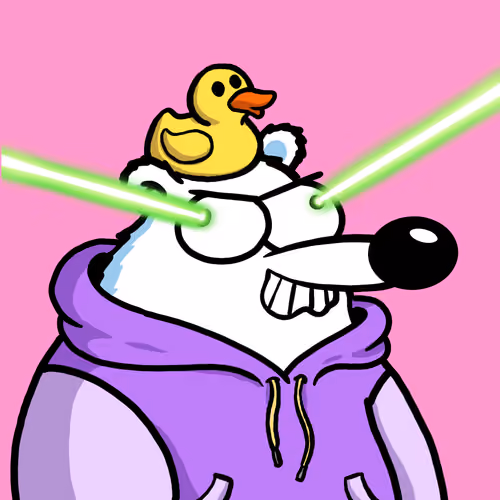 Fluffy Polar Bear #1339