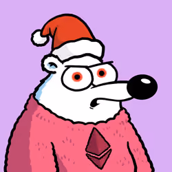 Fluffy Polar Bear #7008
