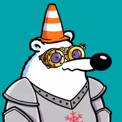 Fluffy Polar Bear #2610