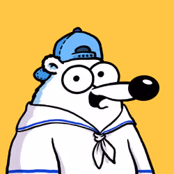 Fluffy Polar Bear #4907