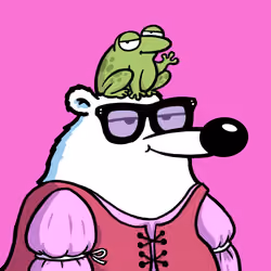 Fluffy Polar Bear #6562