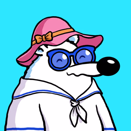 Fluffy Polar Bear #3883