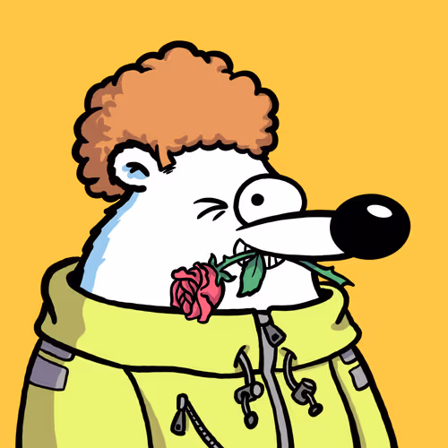 Fluffy Polar Bear #8995