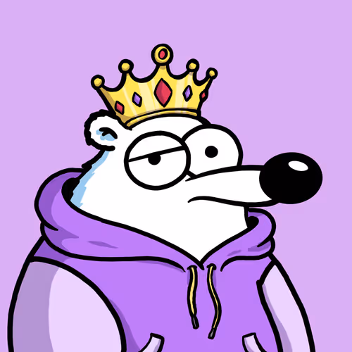 Fluffy Polar Bear #8920