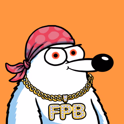 Fluffy Polar Bear #7687