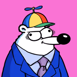 Fluffy Polar Bear #4681