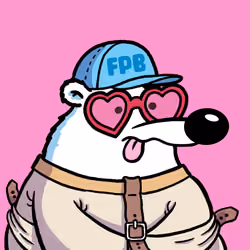 Fluffy Polar Bear #5944