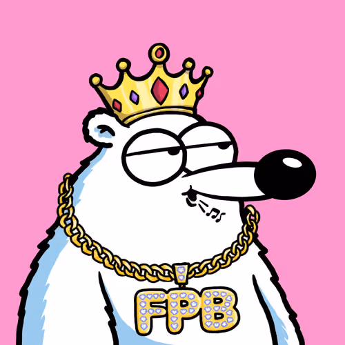 Fluffy Polar Bear #4076