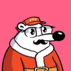Fluffy Polar Bear #2889
