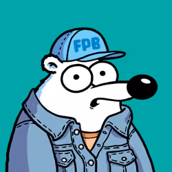 Fluffy Polar Bear #9208
