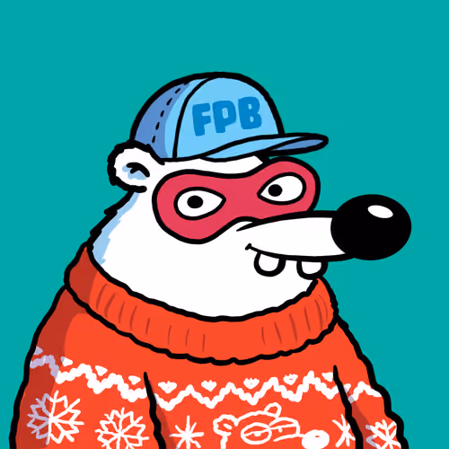 Fluffy Polar Bear #2578