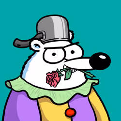 Fluffy Polar Bear #8445