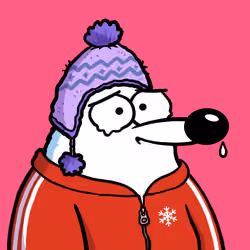 Fluffy Polar Bear #4033