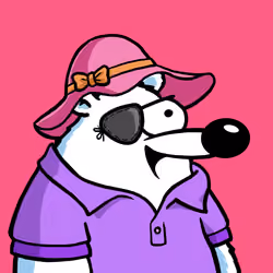 Fluffy Polar Bear #7458