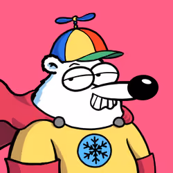 Fluffy Polar Bear #3189