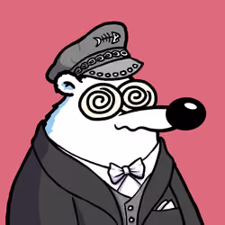 Fluffy Polar Bear #1639