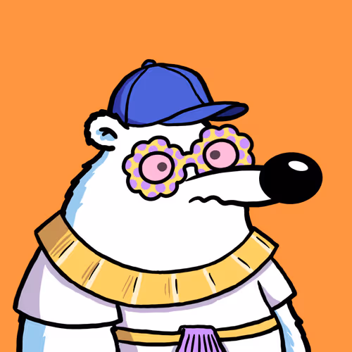Fluffy Polar Bear #8245